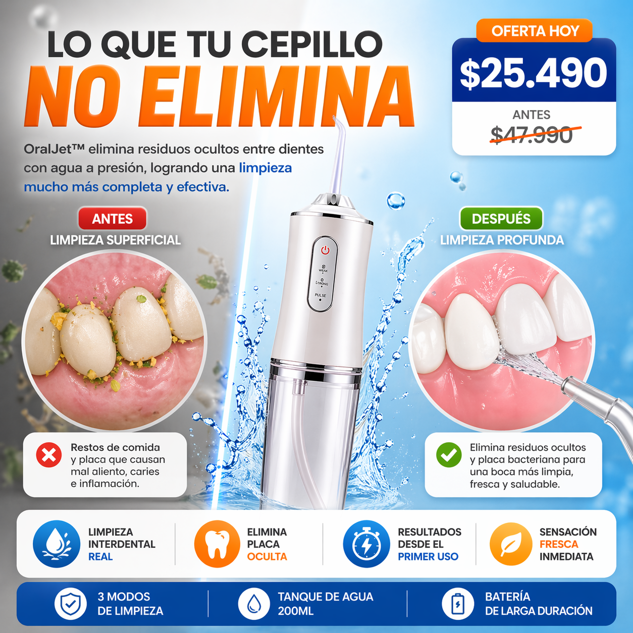 OralJet™ Irrigador Bucal
