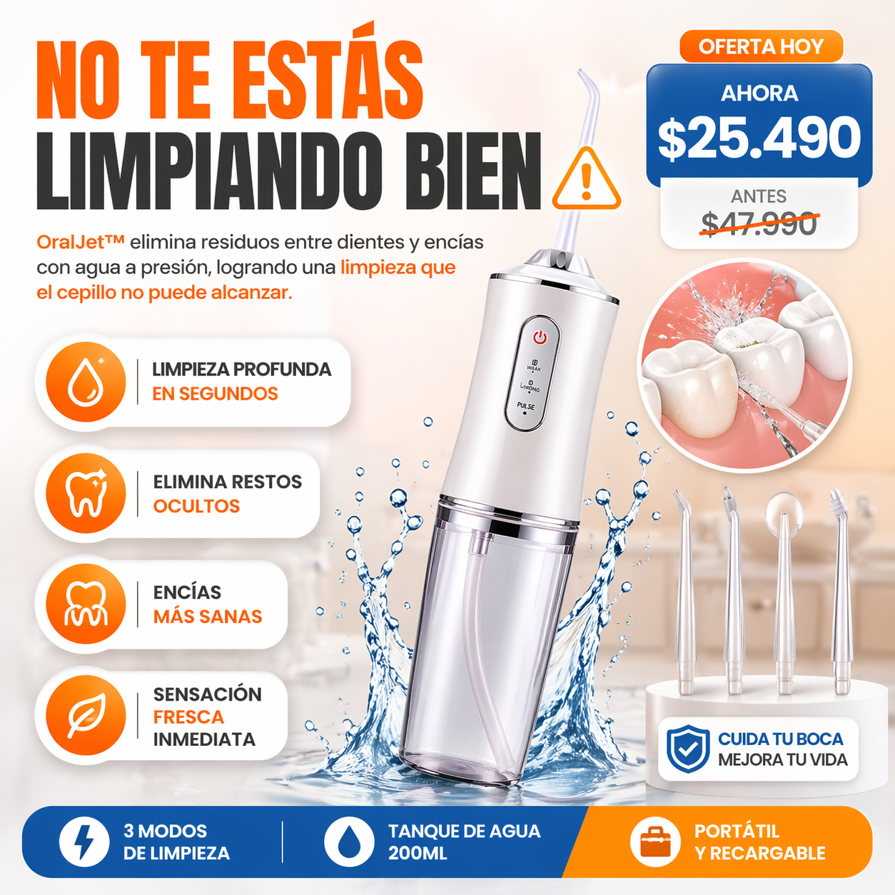 OralJet™ Irrigador Bucal