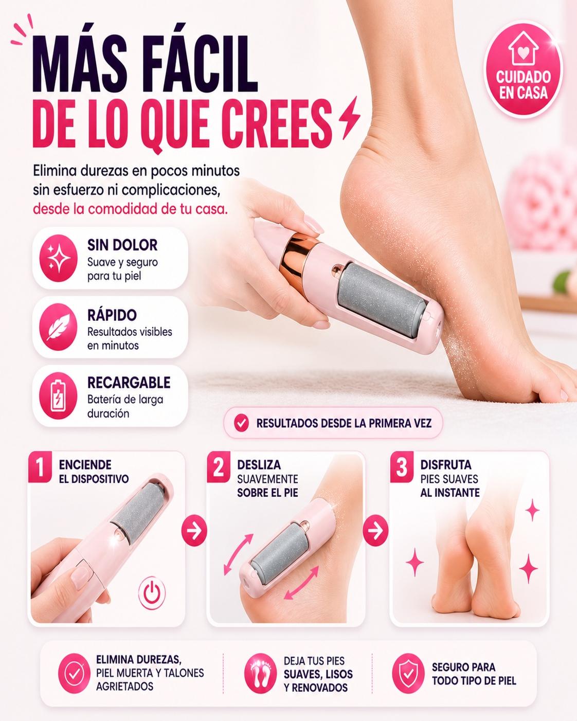 SilkFeet™ Lima Electrónica para Pies