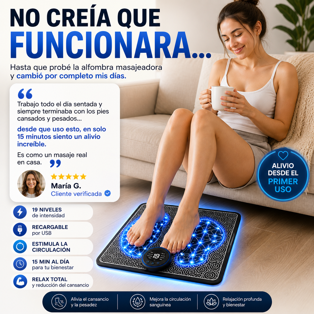 NeuroPad™ Alfombra Masajeadora Eléctrica