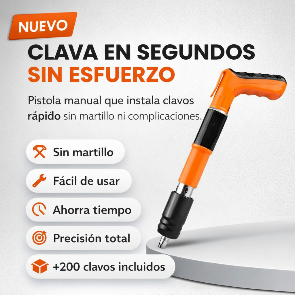 TapForce™ PISTOLA DE CLAVOS + 🎁Estuche y accesorios de regalo